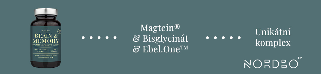 Brain & Memory - Magtein® + bisglycinát + Ebel.OneTM - Unikátní komplex