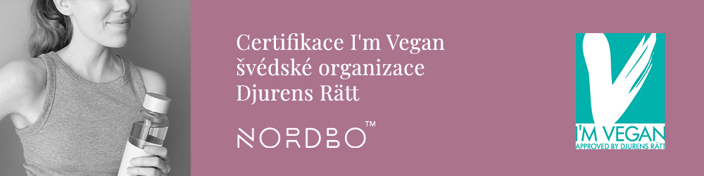 Certifikát I´m Vegan garantuje, že produkt je 100% rostlinného původu.
