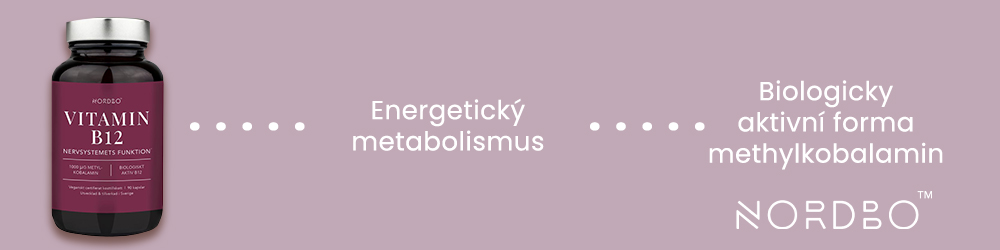 B12 100uq jako efektivní doplněk při vysoké fyzické nebo psychické zátěži.
