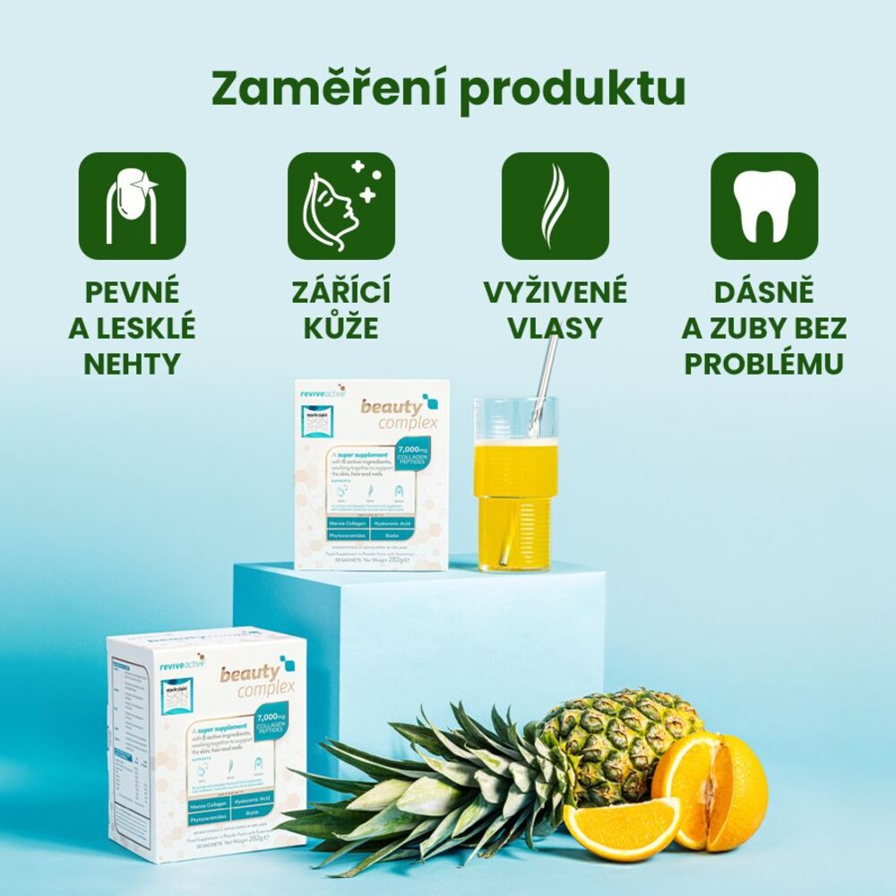 Beauty Complex 7 sáčků pomeranč ananas (Pokožka, vlasy, nehty, dásně)