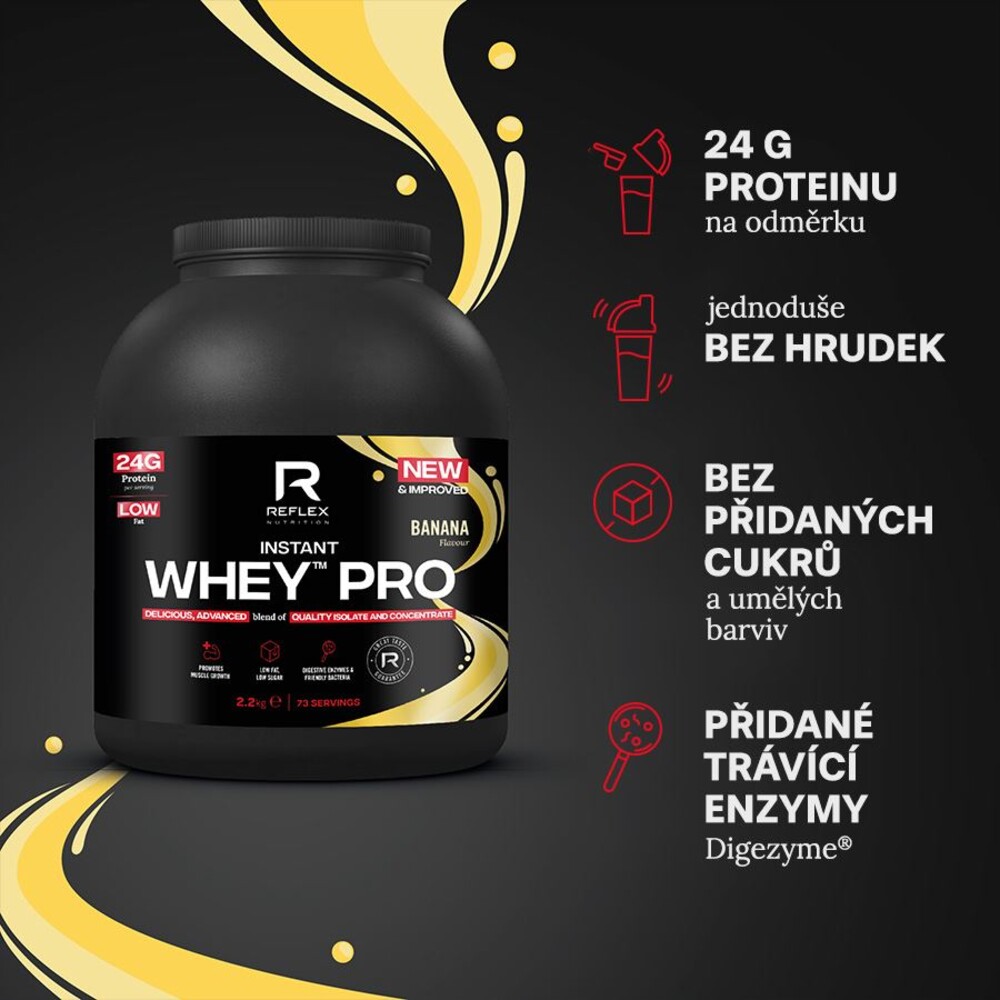 Instant Whey PRO 2,2kg + Magnesium 90 kapslí ZDARMA