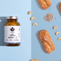 Triple Zinc 25mg + Vitamin C 2 x 120 kapslí + 60 kapslí ZDARMA