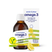 Vegan Omega 3 Algae 150ml (Konopný olej + olej z mořské řasy + vitamín D 400IU) 