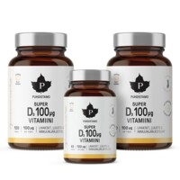 Super Vitamin D 4000IU 2 x 120 kapslí + 60 kapslí ZDARMA 