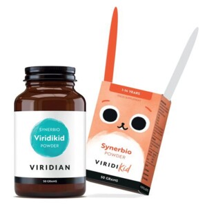 Viridikid Synerbio Powder 50g (Směs probiotik, prebiotik a vitamínu C pro děti)