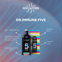 Dr. Immune Five for Children 250 ml (Reishi, Žampion, Hlíva, Shiitake a Chaga pro děti)