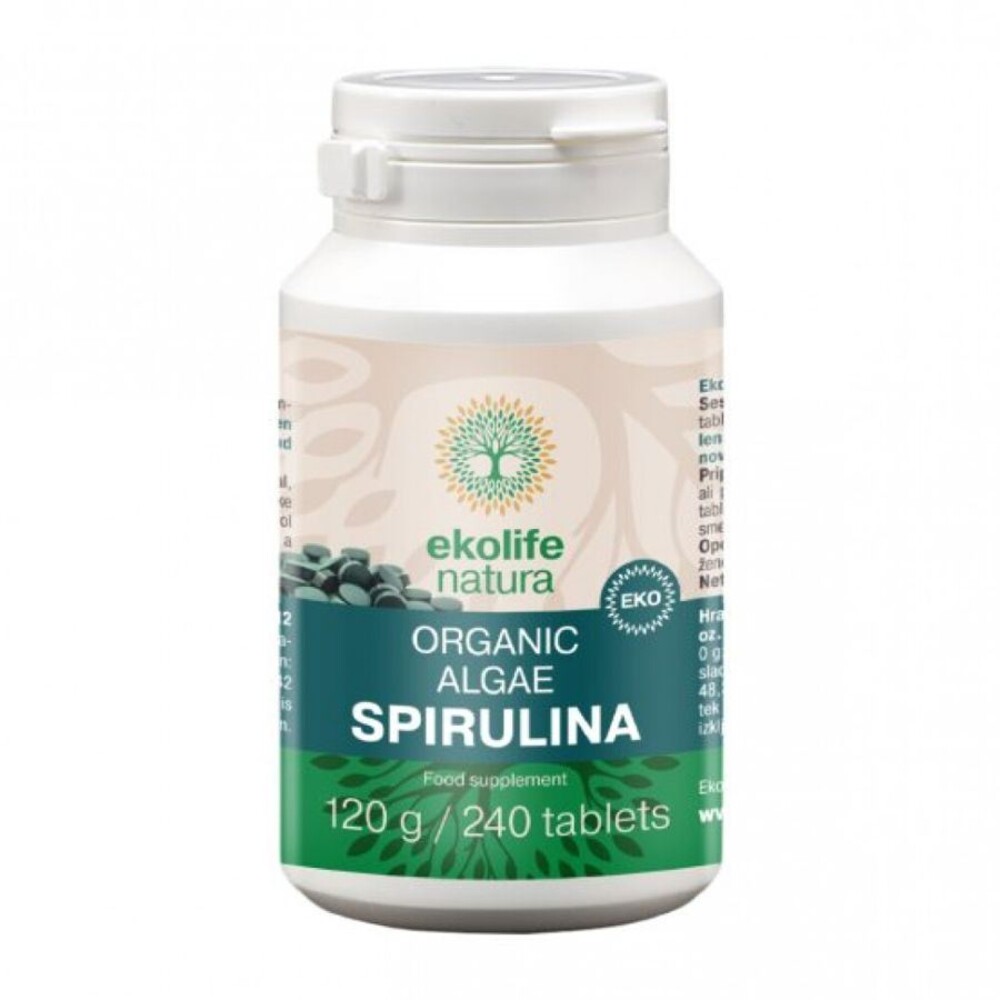 Algae Spirulina Organic 240 tablet (Bio řasa spirullina)