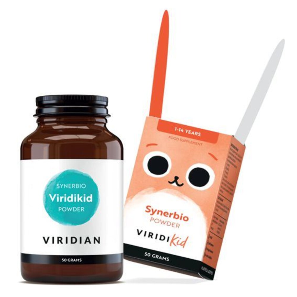 Viridikid Synerbio Powder 50g (Směs probiotik, prebiotik a vitamínu C pro děti)