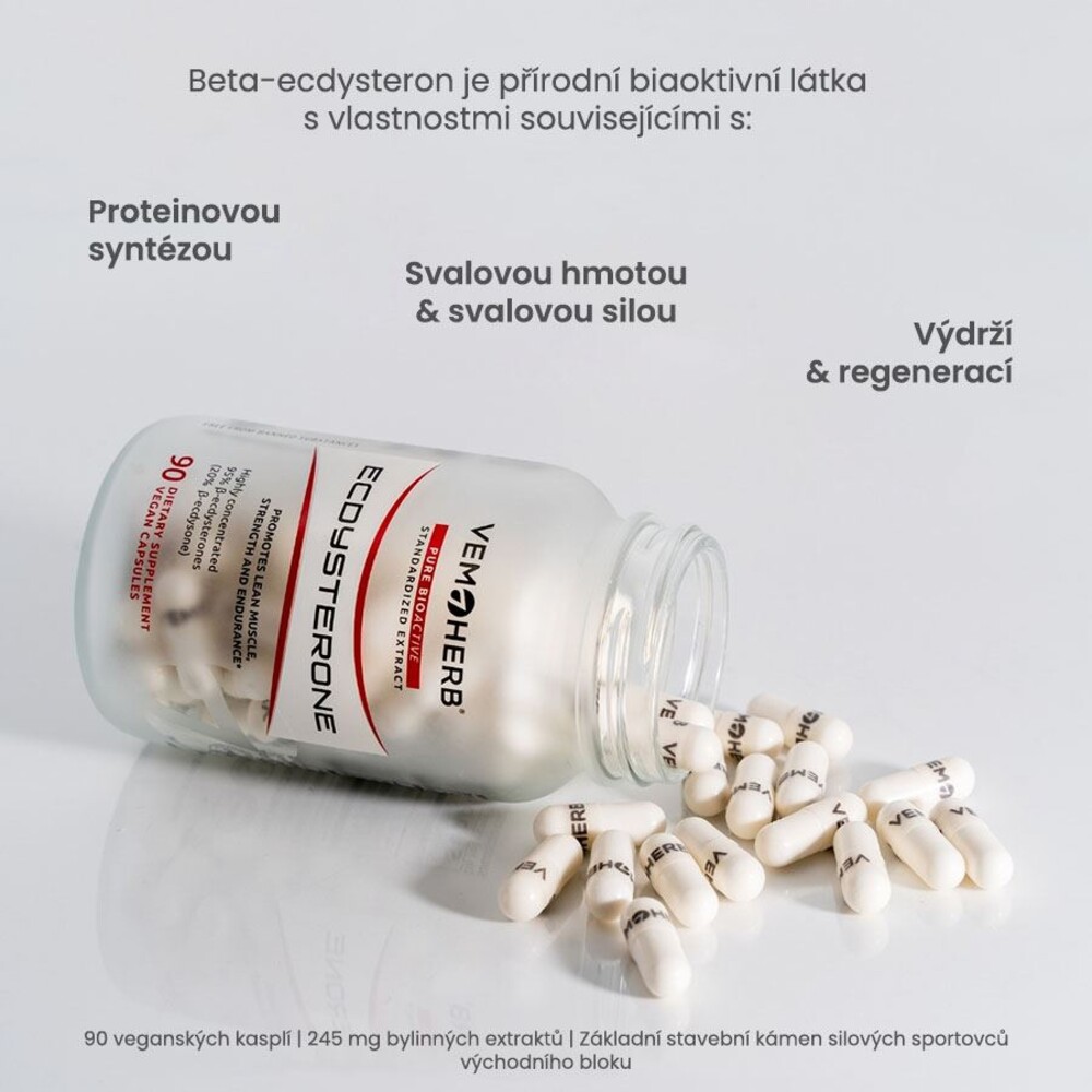 Beta Ecdysterone 95% 90 kapslí