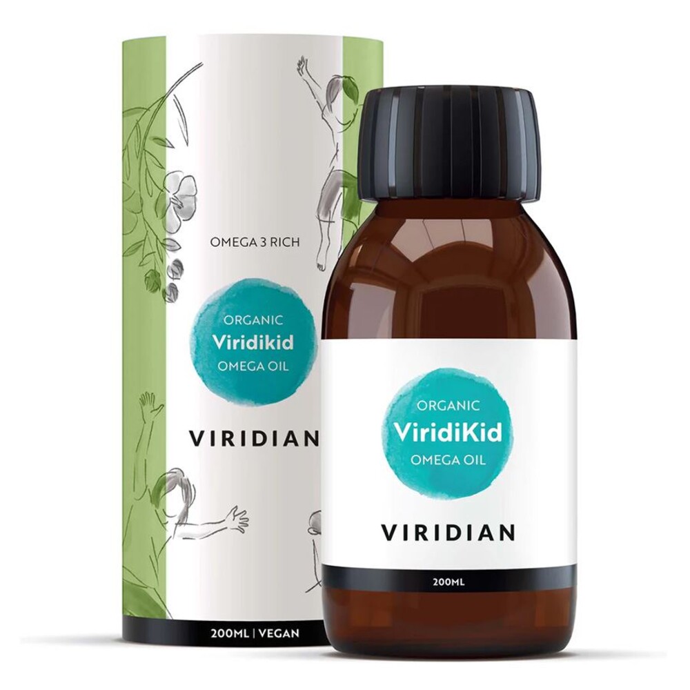 Viridikid Omega 3 Oil 200ml Organic (Bio Omega 3 olej pro děti) SK