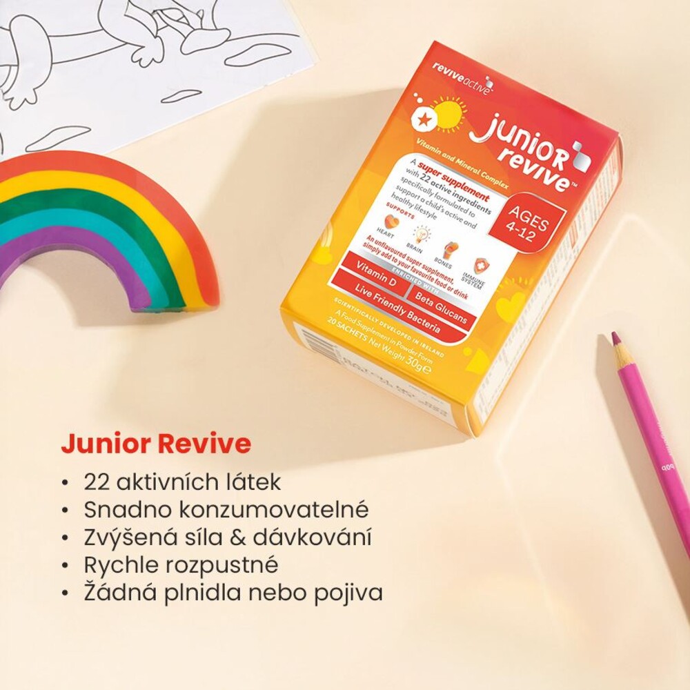 Junior Revive 20 sáčků (Imunita, odolnost, růst - děti) SK