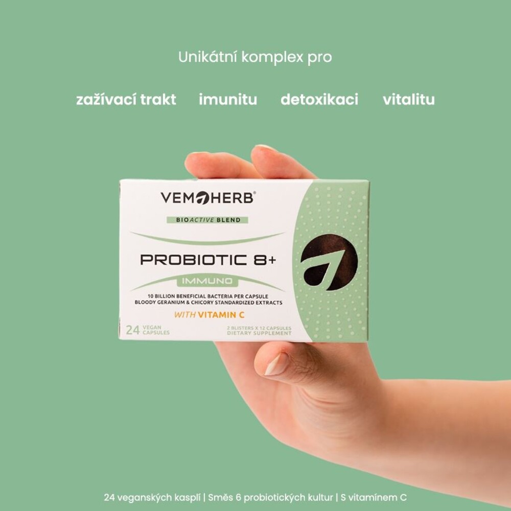 Probiotic 8+ Immuno 24 kapslí