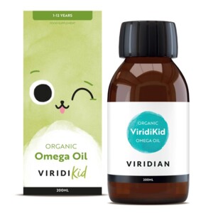 Viridikid Omega 3 Oil 200ml Organic (Bio Omega 3 olej pro děti)