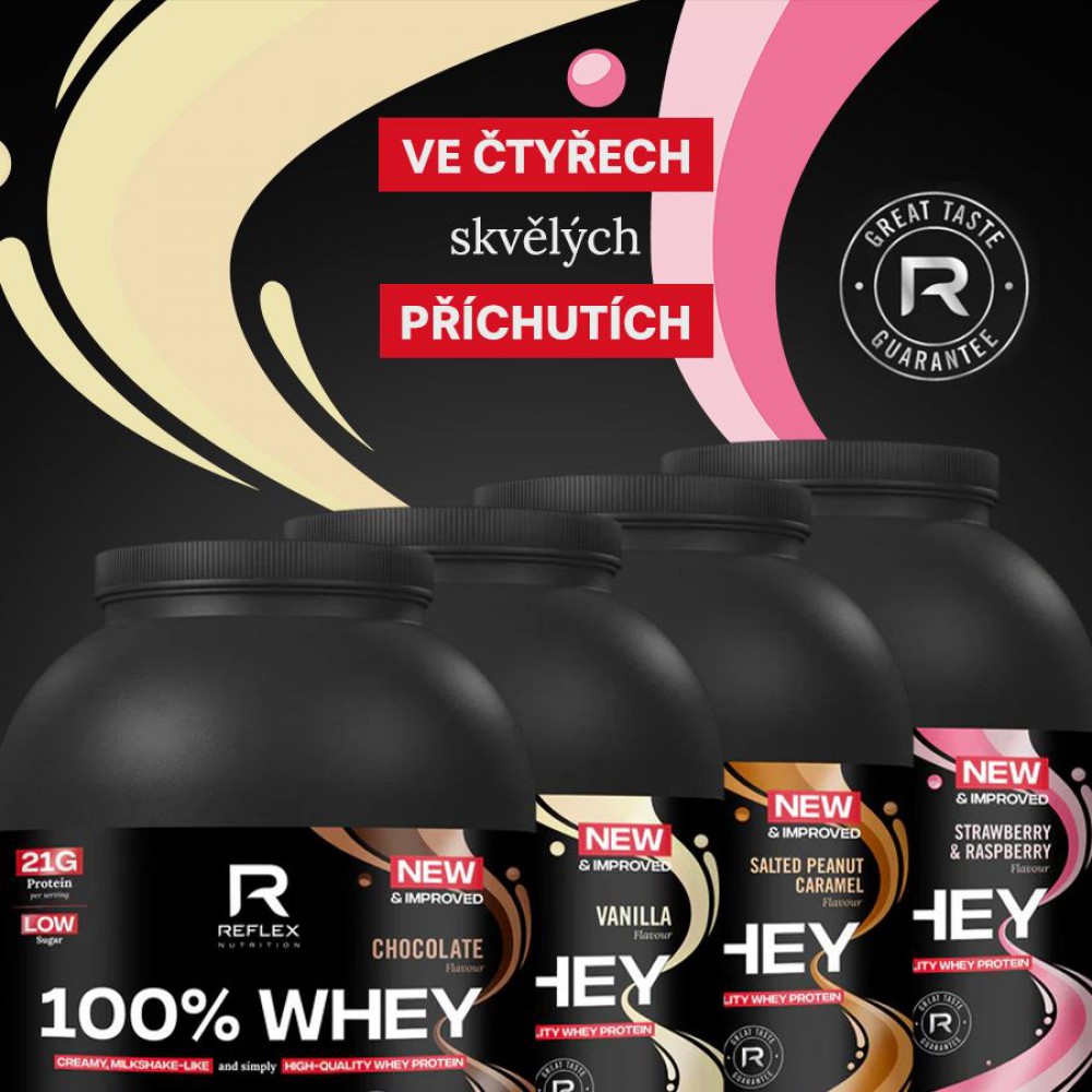 100% Whey Protein 2kg + Magnesium 90 kapslí ZDARMA