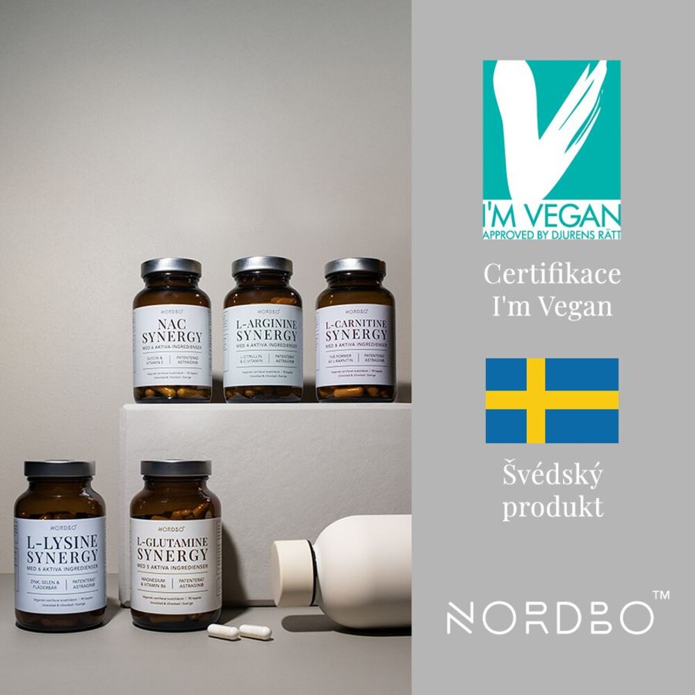 L-Arginine Synergy 90 kapslí