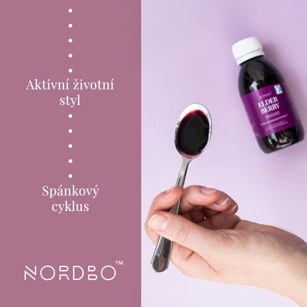 Elderberry Instant 120 ml (Extrakt z černého bezu + zinek)