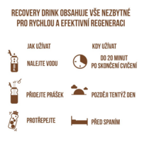 Recovery Drink Plant Based 450 g čokoláda