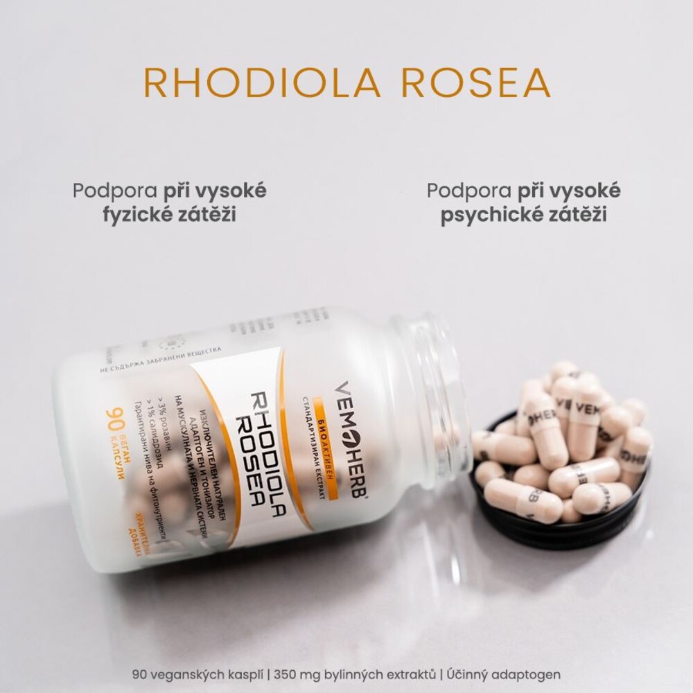Rhodiola Rosea 90 kapslí