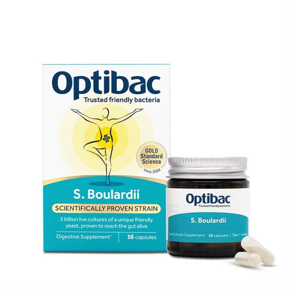 Saccharomyces Boulardii (Probiotika při nadměrném vyprazdňování) 16 kapslí