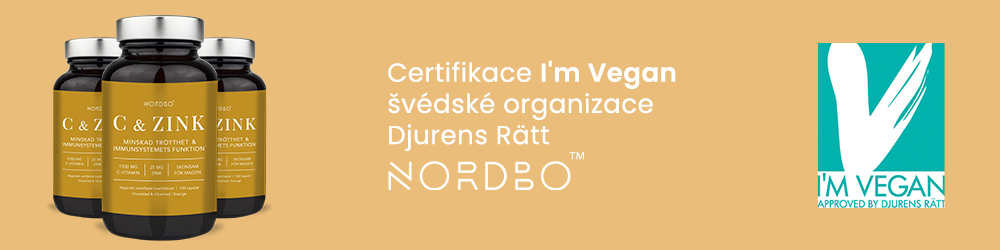 Certifikát I´m Vegan garantuje, že produkt je 100% rostlinného původu.